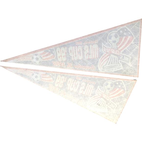 MLS Cup 1999 Foxboro Stadium Pennant - DC United v LA Galaxy - Picture 6 of 9